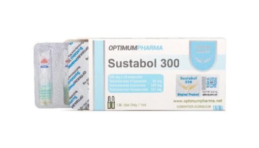 OptimumPharma SUSTABOL 300 Testosterone Propionate 63 mg Testosterone Cypionate 100 mg Testosterone Isocaproate 137 mg 300 Mg x 10 ampules